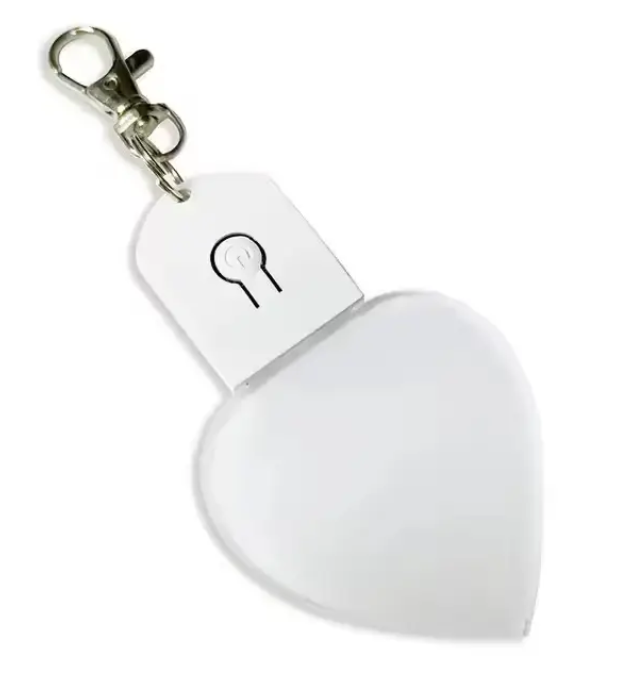 Flashlight Acrylic Keychain