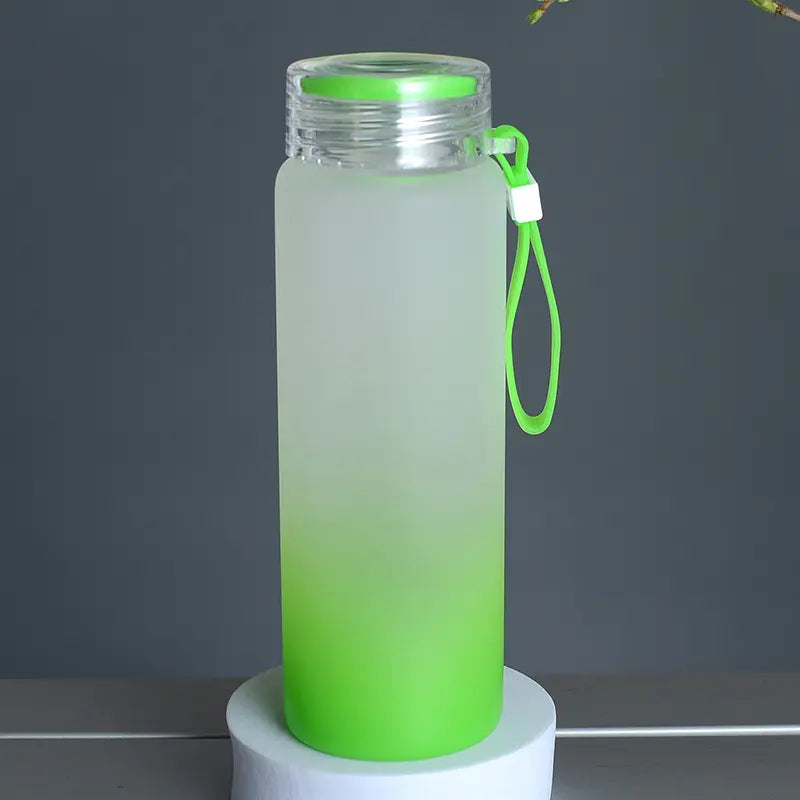Sublimation Frosted Glass Waterbottle