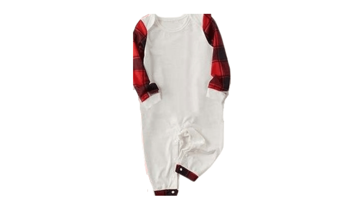 Sublimation plaid pajama kids