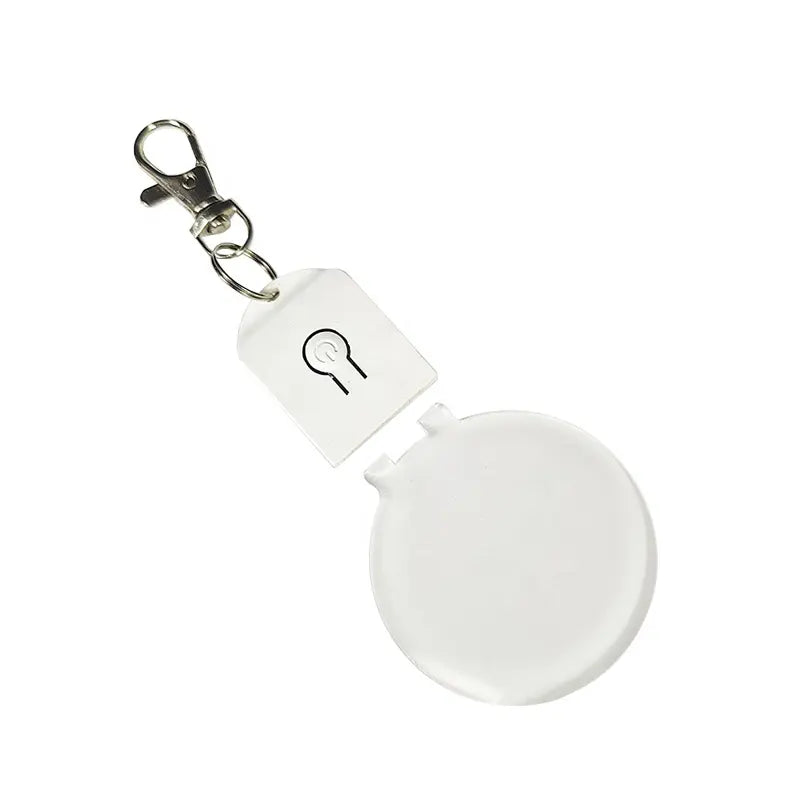 Flashlight Acrylic Keychain