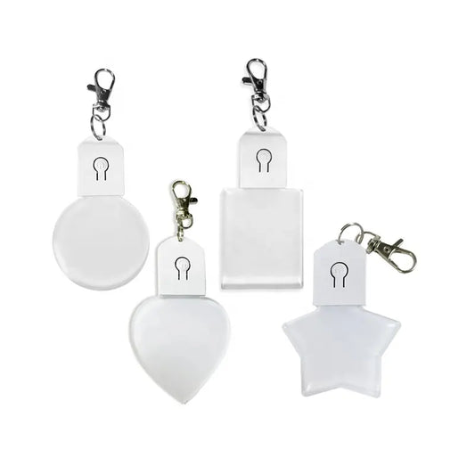 Flashlight Acrylic Keychain