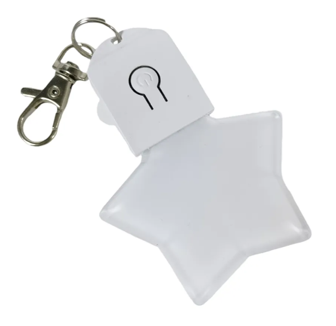 Flashlight Acrylic Keychain
