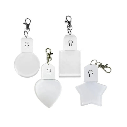 Flashlight Acrylic Keychain