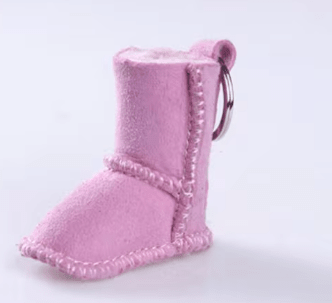 "Miniature Boot-Inspired Keychain"