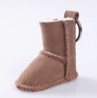"Miniature Boot-Inspired Keychain"