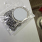 Actual blank round rhinestone sublimation necklace