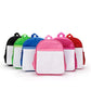 Sublimation backpack for kids in assorted colors with white printable panels