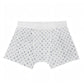 Mockup: men's boxer briefs with navy geometric example design - design idea for inspiration