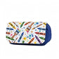 Mockup: pencil bag with art-supply design - example design for inspiration