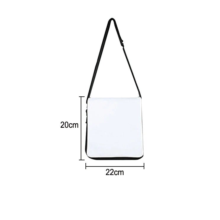 Sublimation shoulder bag with shoulder strap