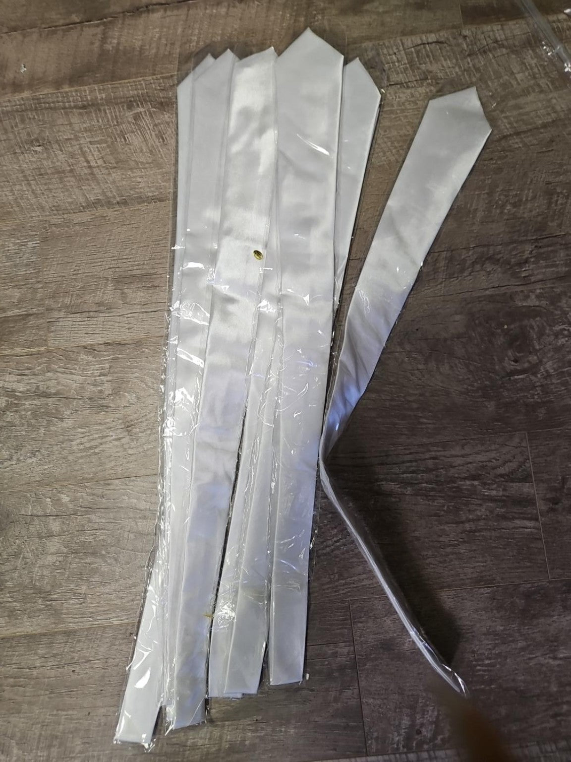 White sublimation necktie blanks
