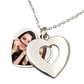 Sublimation Heart Necklace