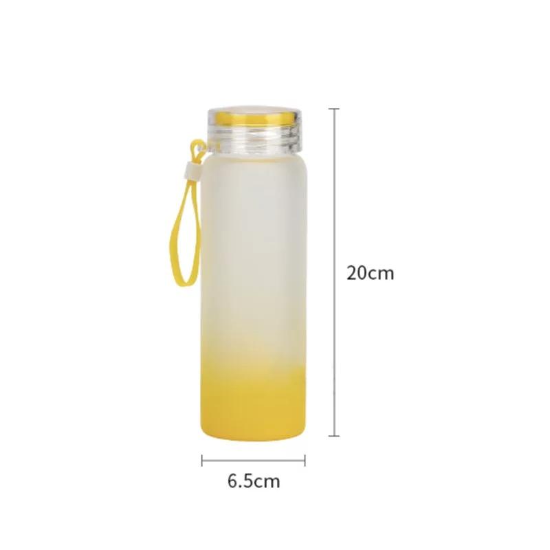 Sublimation Frosted Glass Waterbottle