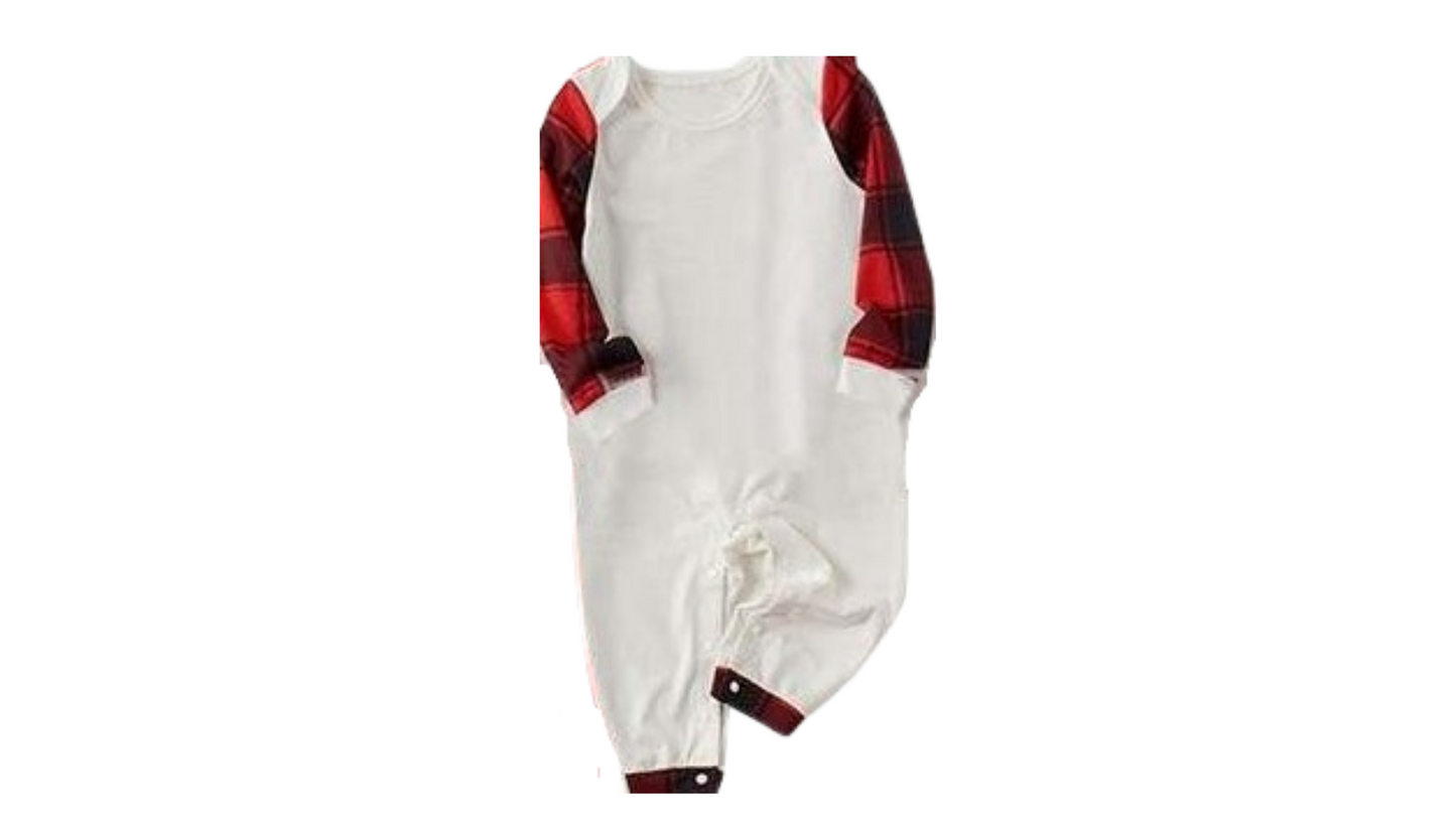 Sublimation plaid pajama kids