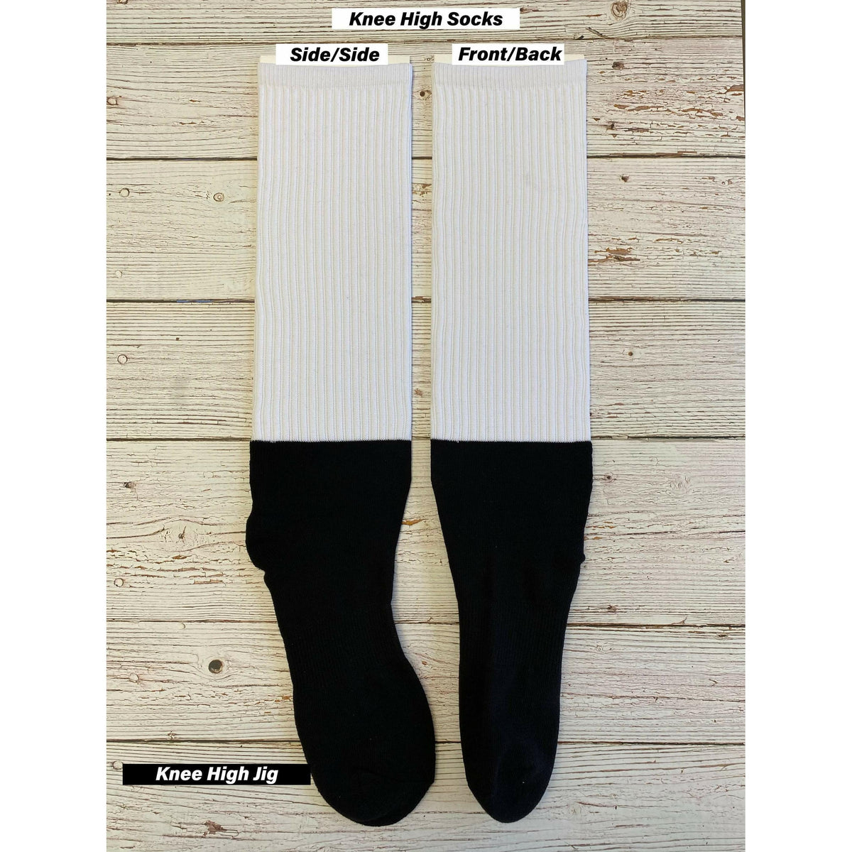 Sublimation sock jigs two-piece set for custom sock printing