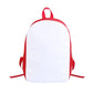 Red and white 16 inch sublimation backpack