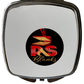 Square sublimation cosmetic mirror compact with P&S Blanks logo