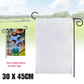 Sublimation garden flag blank for personalized outdoor designs