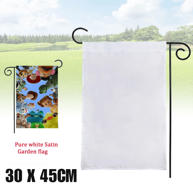 Sublimation garden flag blank for personalized outdoor designs