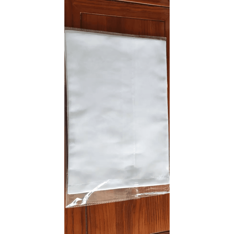 White sublimation garden flag blank ready for custom printing