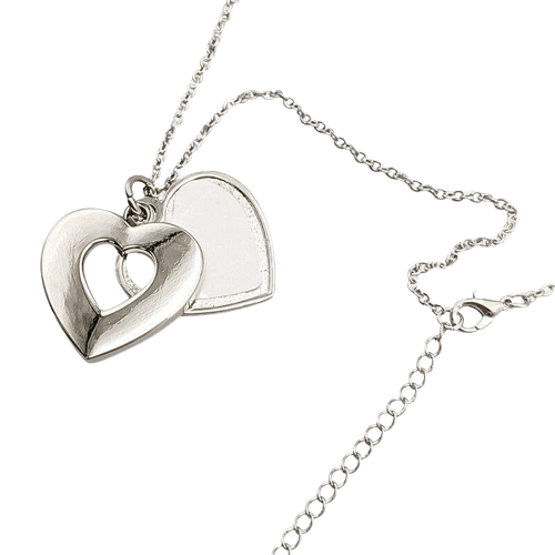 Sublimation Heart Necklace