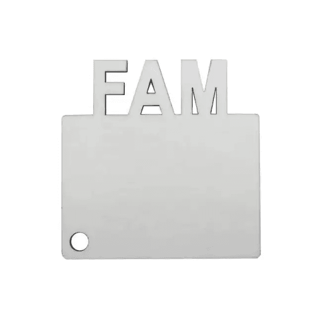 Sublimation keychain blank for custom designs
