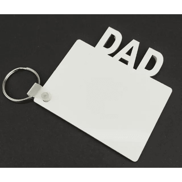 Sublimation keychain with DAD design