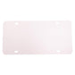 Sublimation license plate blank for custom car tag designs