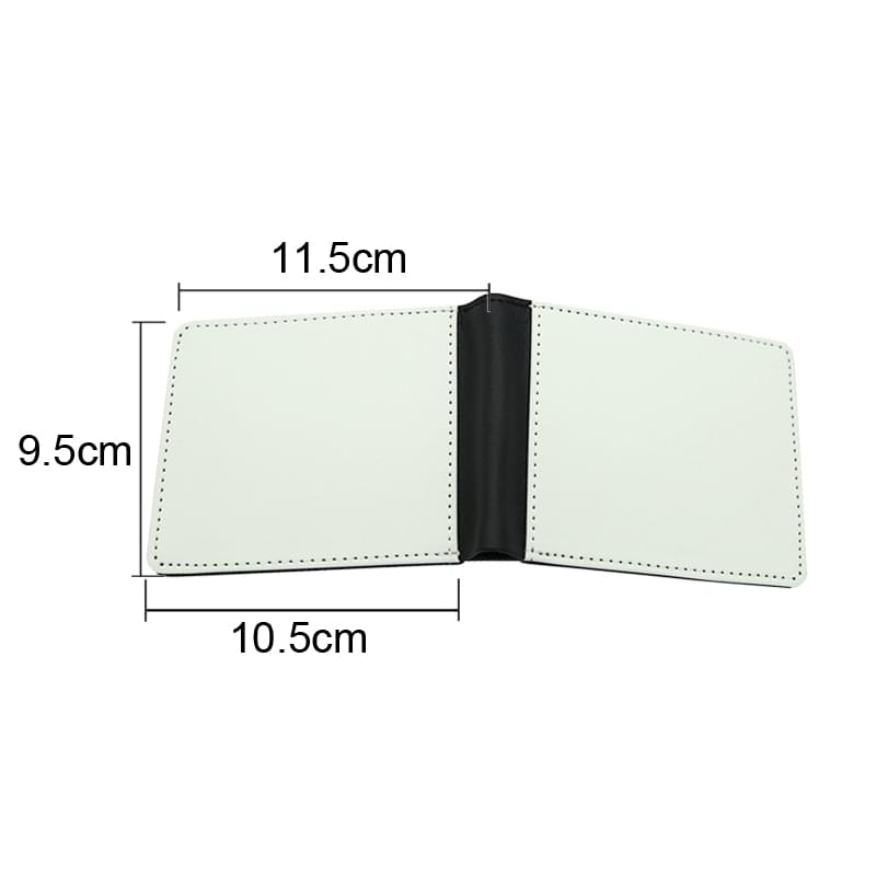 Sublimation men wallets blank for personalized designs