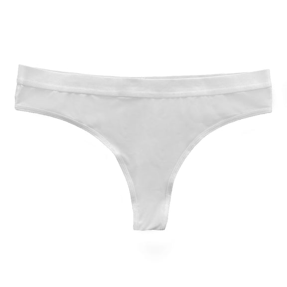 Blank white sublimation women's thong